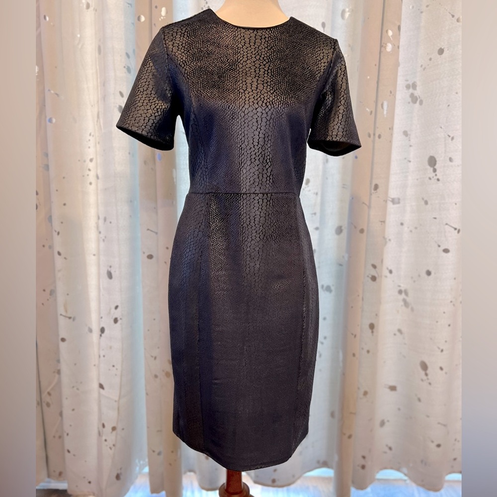 Velvet Snake Print Dress